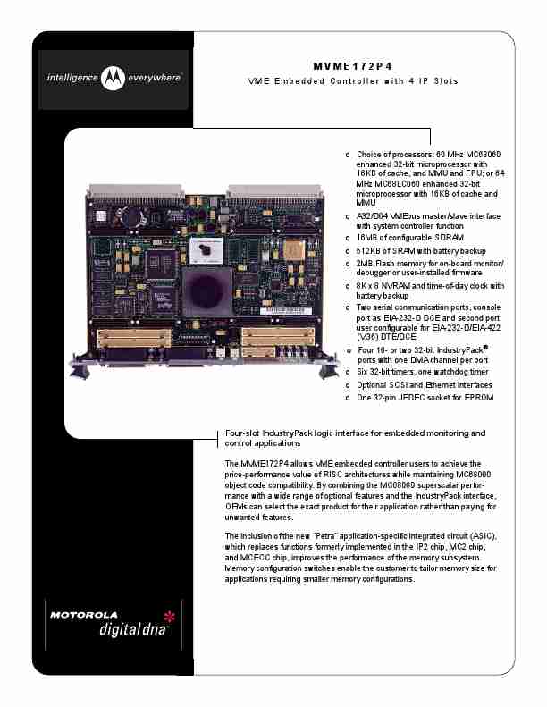 Motorola Network Card MVME172P4-page_pdf